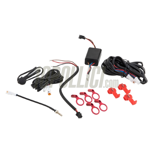 Speedometer rev counter SIP TACHO KARACHO for Vespa PX Arcobaleno, '98, MY, '11, 16.000rpm, face: black