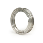 Stainless steel wheel rim 2.10-10 decomposable BGM PRO Vespa 50 Special, 125 ET3 Primavera, Sprint, GT, GL, TS, Rally, PX, PK, T5 