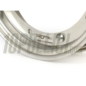 Stainless steel wheel rim 2.10-10 decomposable BGM PRO Vespa 50 Special, 125 ET3 Primavera, Sprint, GT, GL, TS, Rally, PX, PK, T5 