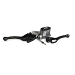 Kit VB-11 pompa freno idraulica e  leva frizione OTTOPUNTOUNO  Vespa 125 Primavera, ET3, Sprint - alluminio CNC, Ø 11mm - Black Edition