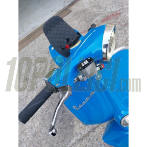 Kit VB-11 pompa freno idraulica e  leva frizione OTTOPUNTOUNO  Vespa PX - alluminio CNC, Ø 11mm - Silver