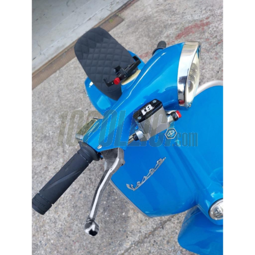 Kit VB-11 pompa freno idraulica e  leva frizione OTTOPUNTOUNO  Vespa PX - alluminio CNC, Ø 11mm - Silver