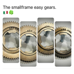 4 CRIMAZ EASY GEARS 57-54-50-46 teeth Vespa 50, 90, 125 ET3 Primavera, PK