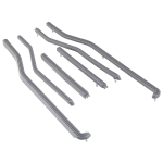 Footboard strips  Lambretta LI 3^, LIS, SX, TV 3^ - dark grey