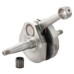 Albero motore Mazzucchelli per SIP anticipato corsa 57 cono 20 modificato per l'installazione con accensione PX su Vespa con albero cono 17 modelli vespa: 125 VNB - GT - GTR 1° serie - Super - TS 1° serie - 150 VBA - VBB - GL - Sprint