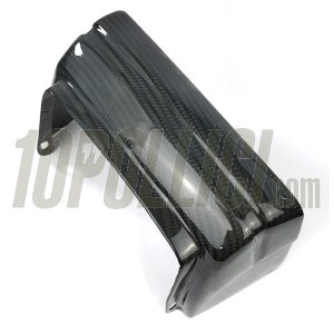 Carbon fiber rear mudguard TOMAS COMPOSITI for  PX PE Lusso (1 serie) IN FIBRA DI CARBONIO - distanza fori 115mm