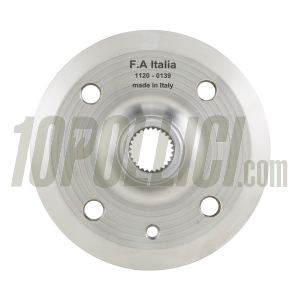 Drum Brake Seating FA ITALIA for 9" rim, closed, rear, for Vespa 50 N, L, R, S, SR, 90, 100