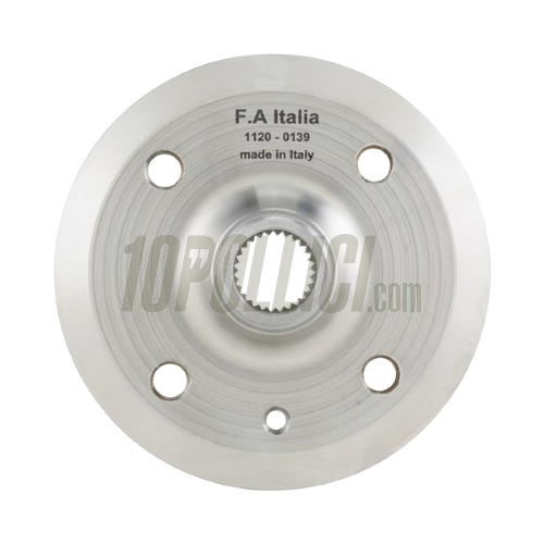 Drum Brake Seating FA ITALIA for 9" rim, closed, rear, for Vespa 50 N, L, R, S, SR, 90, 100