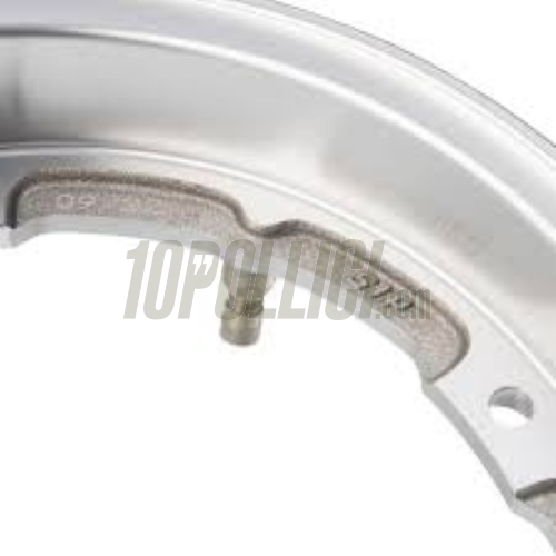 Alloy wheel rim MY SIP alloy polished 2.10-10 Tubeless Vespa 50, 125 ET3 Primavera, PK, PX, T5