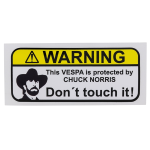Sticker "Protected by Chuck Norris"