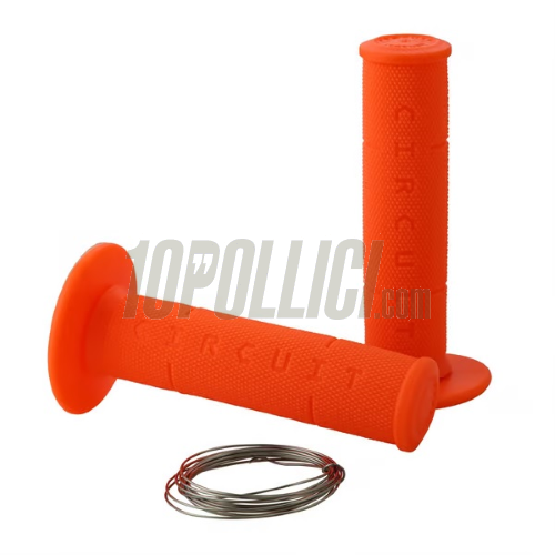 Grips CIRCUIT IV Ø=22/24mm, l=120mm - neon orange