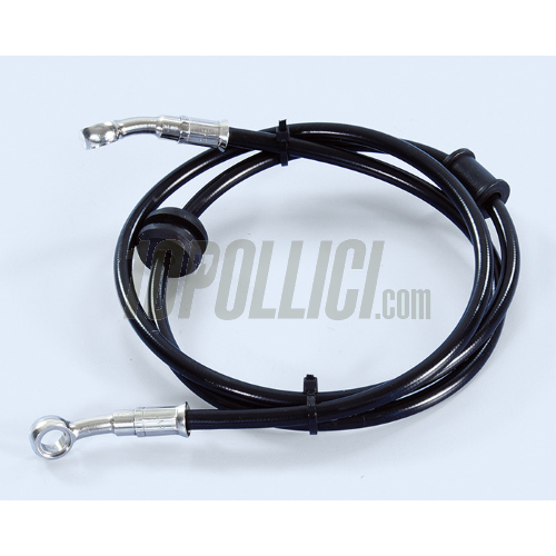 Tubo freno in treccia aeronautica POLINI per forcella Vespa 50, 50 Special, 125 ET3 Primavera