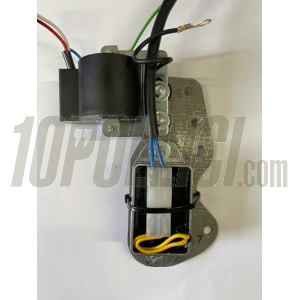 VZR Vezzola Racing CDI unit and tension regulator mounting set for VAPE ignitions on Vespa Smallframe with Quattrini crankcase