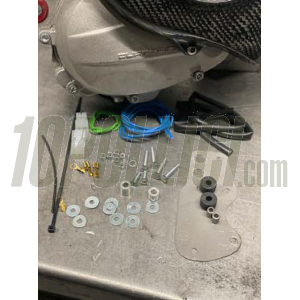 VZR Vezzola Racing CDI unit and tension regulator mounting set for VAPE ignitions on Vespa Smallframe with Quattrini crankcase