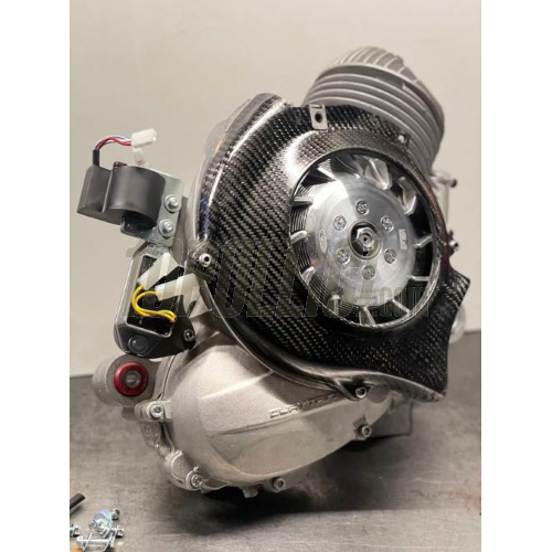 VZR Vezzola Racing CDI unit and tension regulator mounting set for VAPE ignitions on Vespa Smallframe with Quattrini crankcase