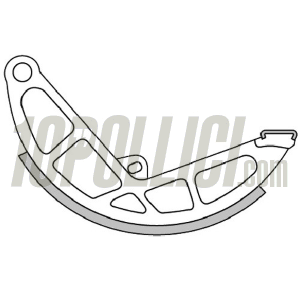Rear brake pad POLINI "For Race" d.135x16 - Piaggio Ciao, Si, Bravo, Boxer