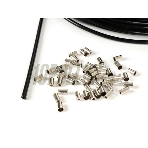 Cable sleeve BGM Øe 6mm with pvc inlay, black - 25m