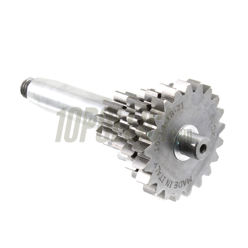 Ingranaggio multiplo EVOK 10-14-17-21 denti TERZA E QUARTA CORTA Vespa 50, 90, 125 ET3 Primavera, PK