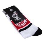 Socks SIP Tape, white/red/black, unisex, size 41-46, 80% cotton, 15% polyamide, 5% elastan