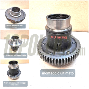 Differential crown gear z57 MD RACING for Ape 50