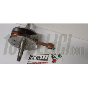 Crankshaft BENELLI stroke 60, conrod 110, reed valve intake, circles 97 - Vespa PX 125-150
