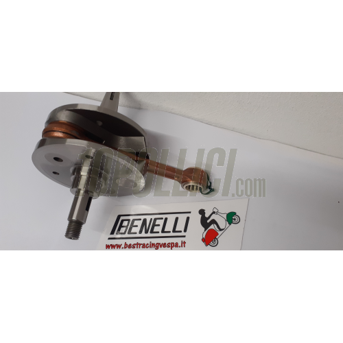 Crankshaft BENELLI stroke 60, conrod 110, reed valve intake, circles 97 - Vespa PX 125-150