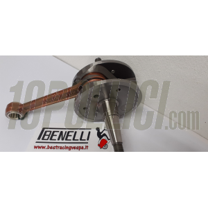 Crankshaft BENELLI stroke 60, conrod 110, reed valve intake, circles 97 - Vespa PX 125-150