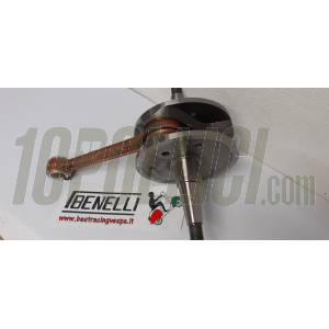 Crankshaft BENELLI stroke 60, conrod 110, reed valve intake, circles 97 - Vespa PX 125-150