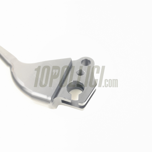 Left spare clutch lever for VB-11 set OTTOPUNTOUNO CNC aluminium - Vespa PK - Silver