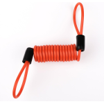 PVC Security Elastic Cable for Disc Padlock - RED