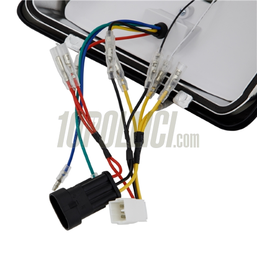 Rear light POWER1, led, for Vespa GTS, GTS Super, GTV 125-300cc '14-'22
