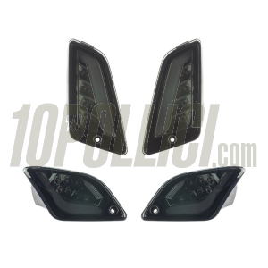 Rear and front blinkers set SIP, led, toned, for Vespa GTS, GTS Super, GTV 125-300cc '14-'22