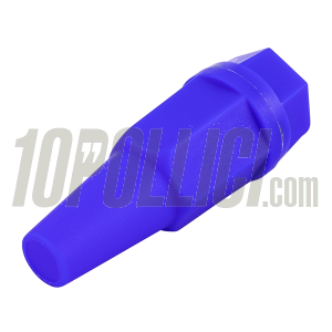 Portacandela in plastica blu