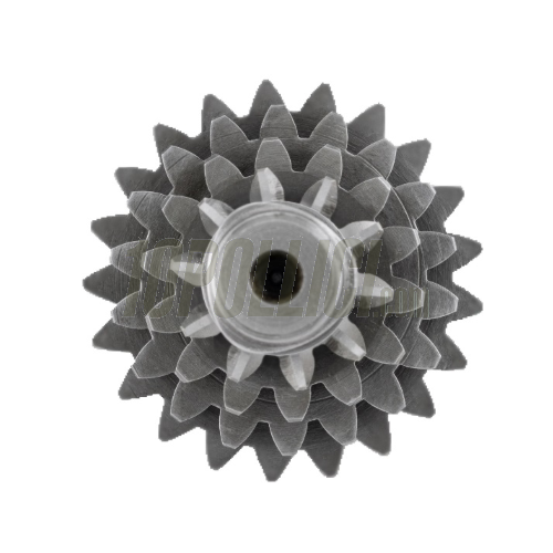 Ingranaggio multiplo poligono BENELLI 10-14-18-20  denti Vespa 50, 90, 125 ET3 Primavera, PK