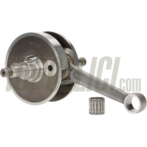 Crankshaft BENELLI stroke 57, mfs conrod 110, rotary valve intake (21 mm), circles 97mm - Vespa T5