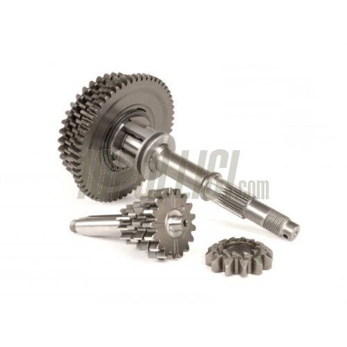 Gearbox set Red Bull "Drag" BENELLI 6 inserts cruciform 11-55 12-40 14-37 15-36 Vespa 50, 90, 125 ET3 Primavera, PK
