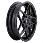 Rim SIP MK II front and rear for Vespa 125-300cc GTS, GTS Super, GTV, GT 60, GT, GT L, 3.00-12", shiny black