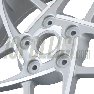 Rim SIP MK II front and rear for Vespa 125-300cc GTS, GTS Super, GTV, GT 60, GT, GT L, 3.00-12", silver and polished aluminium
