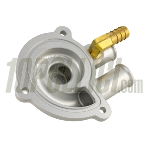 Water pump cover SIP SERIRS PORDOI Vespa GTS, GTS Super, GTV, GT 60, GT, GT L 125-300ccm, CNC aluminium, anodised matt silver