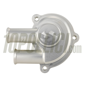 Water pump cover SIP SERIRS PORDOI Vespa GTS, GTS Super, GTV, GT 60, GT, GT L 125-300ccm, CNC aluminium, anodised matt silver
