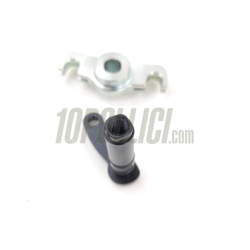 Perno FRT doppio o-ring per selettore marce Vespa 50, 90, 125 Primavera, ET3 - innesto poligonale, senza spina conica
