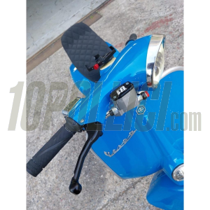 Kit VB-11 pompa freno idraulica e  leva frizione OTTOPUNTOUNO  Vespa PK - alluminio CNC, Ø 11mm - silver