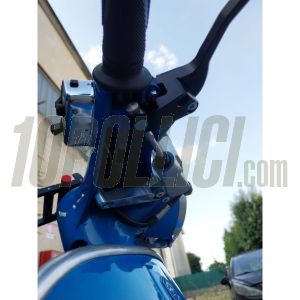 Kit VB-11 pompa freno idraulica e  leva frizione OTTOPUNTOUNO  Vespa PK - alluminio CNC, Ø 11mm - silver