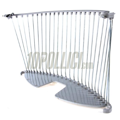 Cestino in in metallo per interno scudo Vespa 50, 125 Primavera - grigio