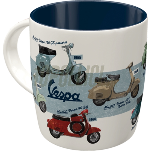 Tazza mug Vespa Model Chart