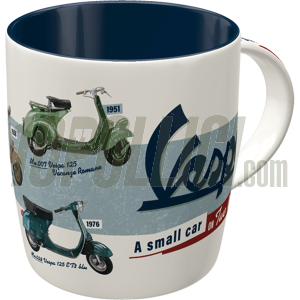 Tazza mug Vespa Model Chart