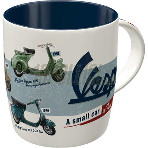 Tazza mug Vespa Model Chart
