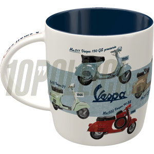 Tazza mug Vespa Model Chart
