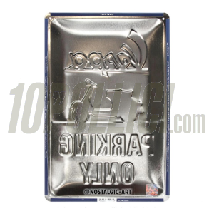 Metal plaque "Vespa Parking Only"