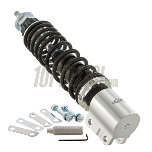 Front shock absorber SIP PERFORMANCE 2.0 - SILVER, BLACK spring - Vespa PX, T5